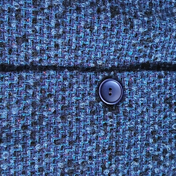 **Pendleton Blue Wool Tweed Blazer, Sz 12 - Picture 10 of 10